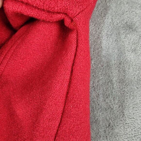 JG Hook Sweater Womens Medium Red Wool Button Up Long Sleeve Vintage Cardigan - Picture 11 of 12